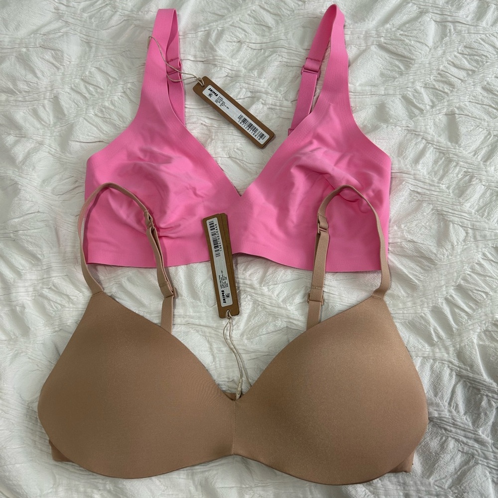 SKIMS XS and 32B bras